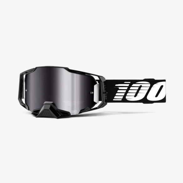Gafas 100x100 Armega Negro/Plata Espejo